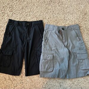 Cat & Jack Kids Cargo Shorts - Black and Gray